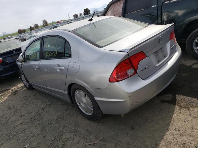 Photo 2 from auction – 2008 HONDA CIVIC HYBR with VIN JHMFA362X8S022667