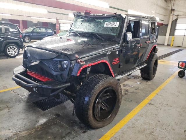 JEEP WRANGLER U 2014 with VIN 1C4BJWEG8EL141161 - Photo from auction