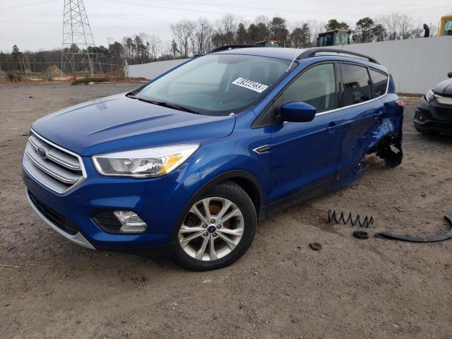 FORD ESCAPE SE 2018 with VIN 1FMCU0GD2JUD18394 - Photo from auction