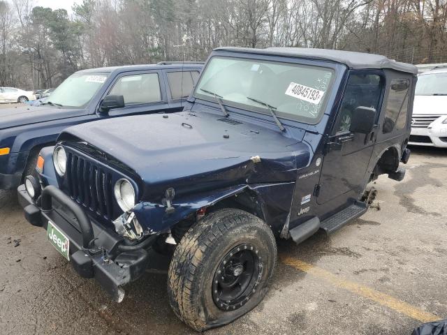 JEEP WRANGLER / 2000 with VIN 1J4FA29P6YP781686 - Photo from auction