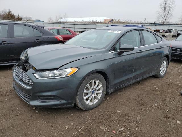 FORD FUSION S 2015 with VIN 3FA6P0G75FR218989 - Photo from auction