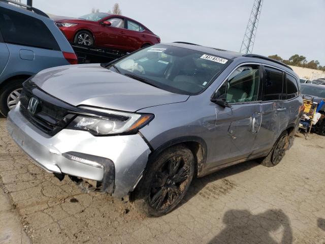 HONDA PILOT SE 2021 with VIN 5FNYF5H20MB001127 - Photo from auction