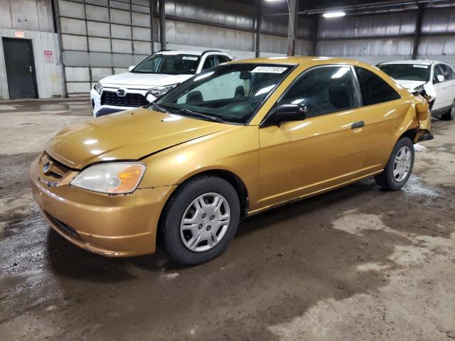 HONDA CIVIC LX 2001 with VIN 1HGEM22521L018385 - Photo from auction