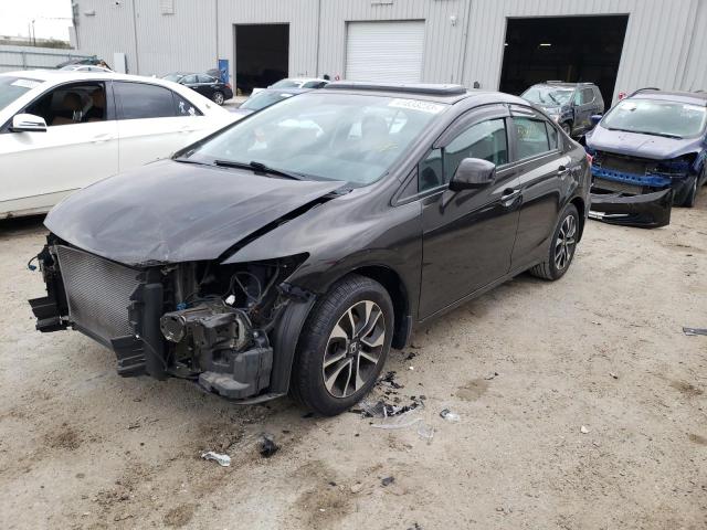HONDA CIVIC EX 2013 with VIN 19XFB2F80DE061438 - Photo from auction