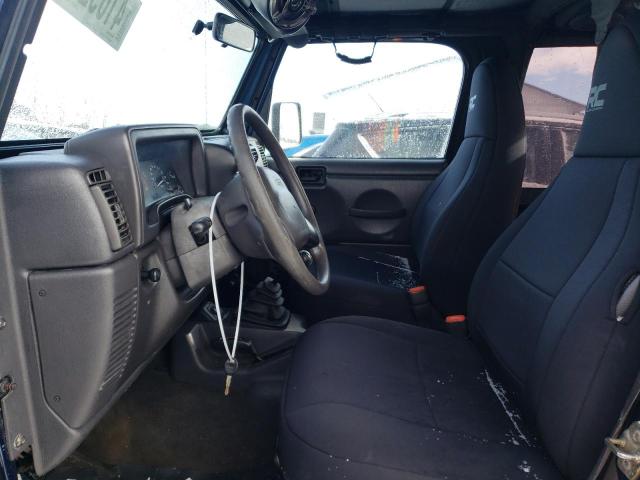 Photo 7 from auction – 2000 JEEP WRANGLER / with VIN 1J4FA29P7YP751970