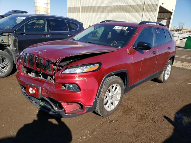JEEP CHEROKEE S 2017 with VIN 1C4PJLAB1HW669254 - Photo from auction