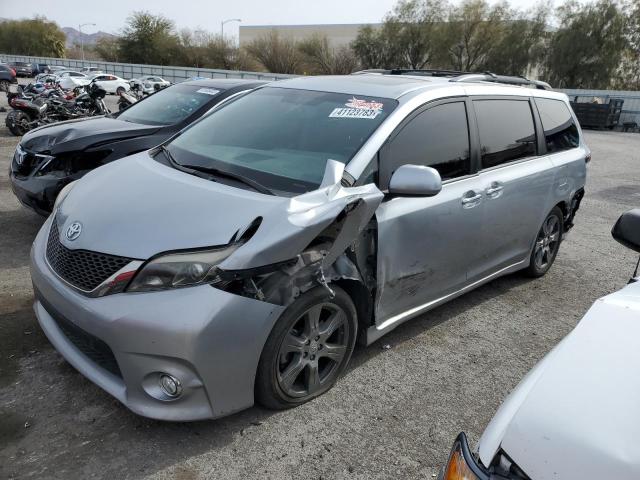 TOYOTA SIENNA SE 2017 with VIN 5TDXZ3DC9HS812237 - Photo from auction