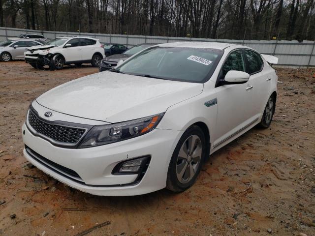 KIA OPTIMA HYB 2015 with VIN KNAGN4AD8F5089074 - Photo from auction