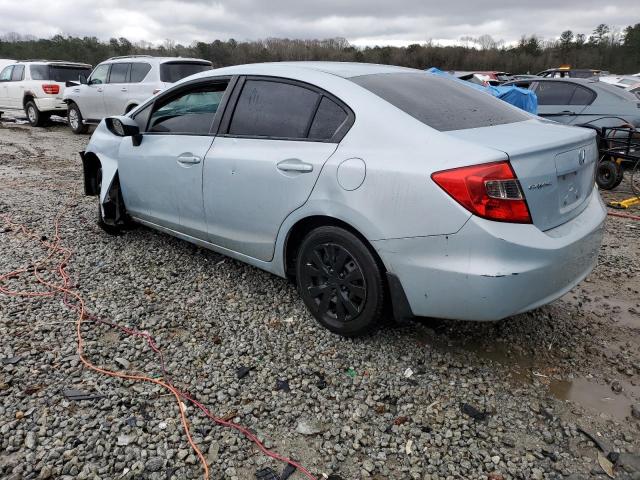 Photo 2 from auction – 2012 HONDA CIVIC with VIN 19XFB2F5XCE076355