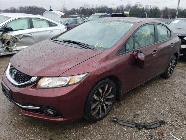 HONDA CIVIC EXL 2014 with VIN 19XFB2F95EE255103 - Photo from auction