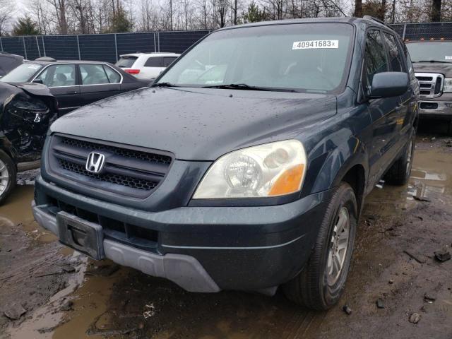Photo 1 from auction – 2003 HONDA PILOT EXL with VIN 2HKYF18543H594607