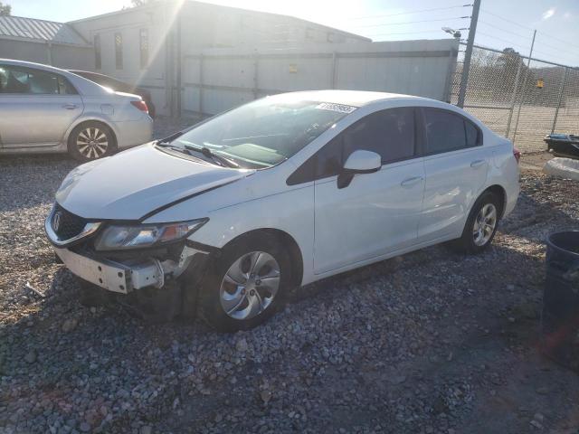 Photo 1 from auction – 2013 HONDA CIVIC LX with VIN 19XFB2F5XDE040537