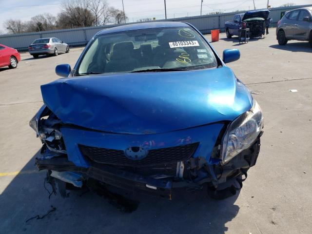 Photo 5 from auction – 2009 TOYOTA COROLLA BA with VIN JTDBL40E599044345