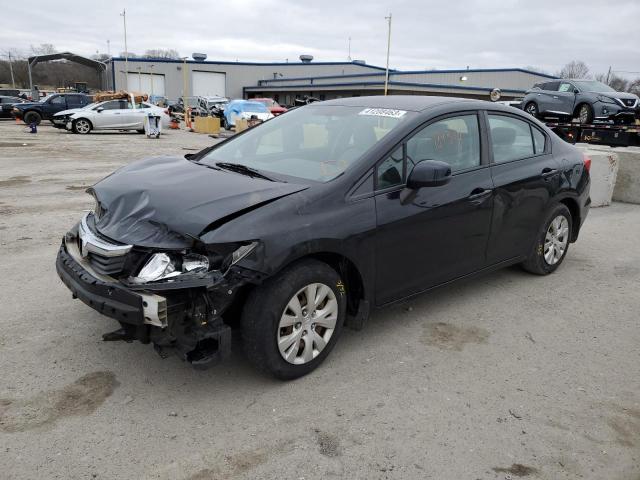HONDA CIVIC LX 2012 with VIN 19XFB2F51CE010616 - Photo from auction