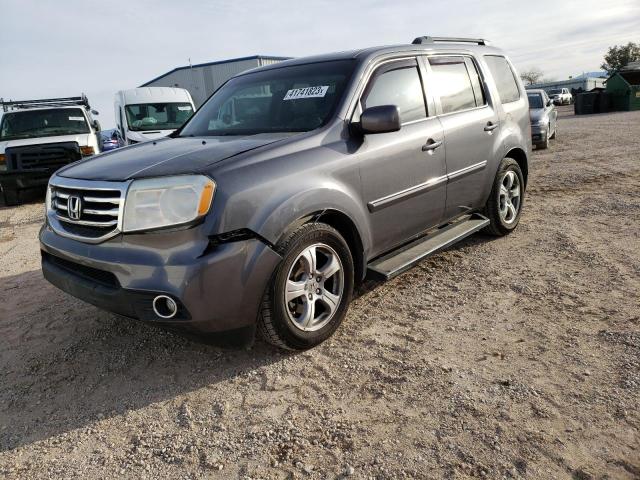 HONDA PILOT EXLN 2014 with VIN 5FNYF3H7XEB003582 - Photo from auction