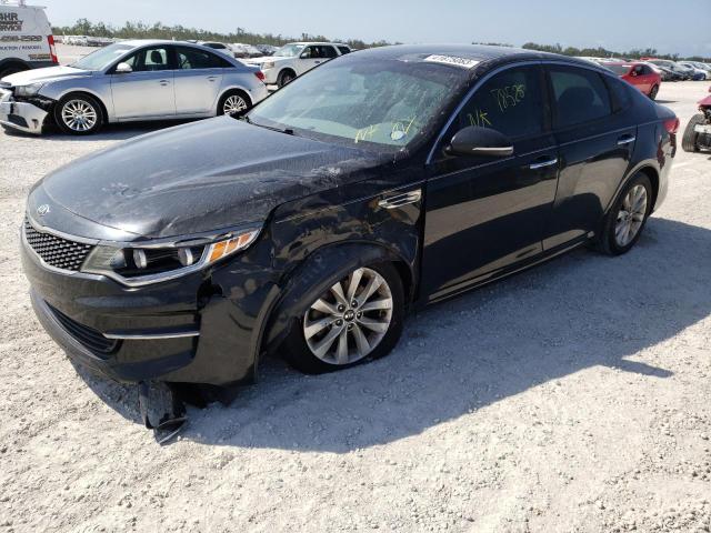 KIA OPTIMA EX 2016 with VIN 5XXGU4L36GG059336 - Photo from auction