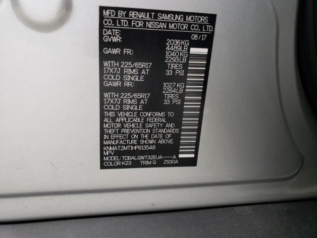 Photo 14 from auction – 2017 NISSAN ROGUE S with VIN KNMAT2MT1HP613548