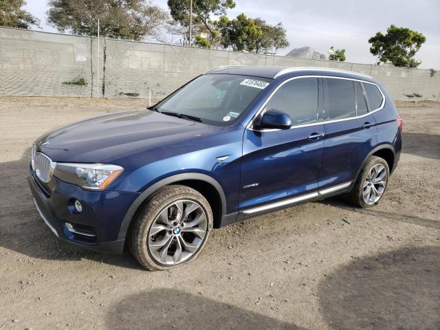 BMW X3 XDRIVE2 2016 with VIN 5UXWX9C51G0D67888 - Photo from auction