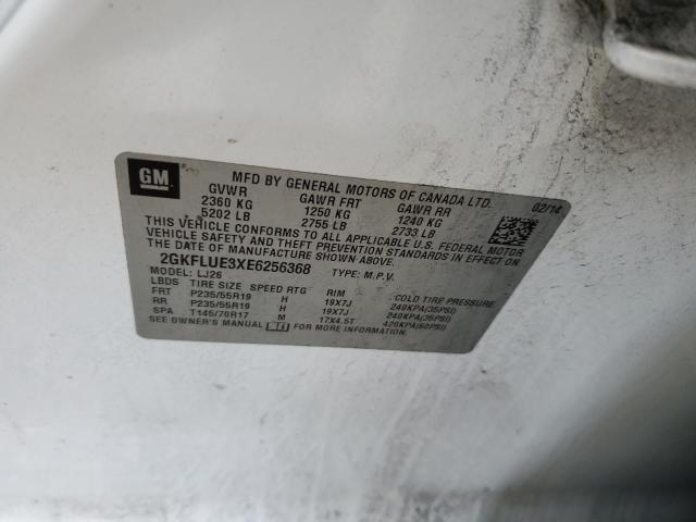 Photo 14 from auction – 2014 GMC TERRAIN DE with VIN 2GKFLUE3XE6256368