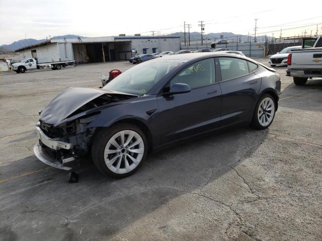 TESLA MODEL 3 2022 with VIN 5YJ3E1EA0NF191398 - Photo from auction