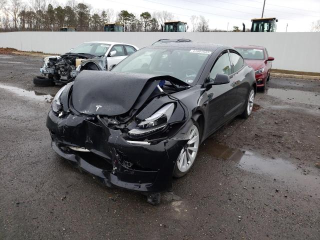 TESLA MODEL 3 2022 with VIN 5YJ3E1EB4NF289763 - Photo from auction