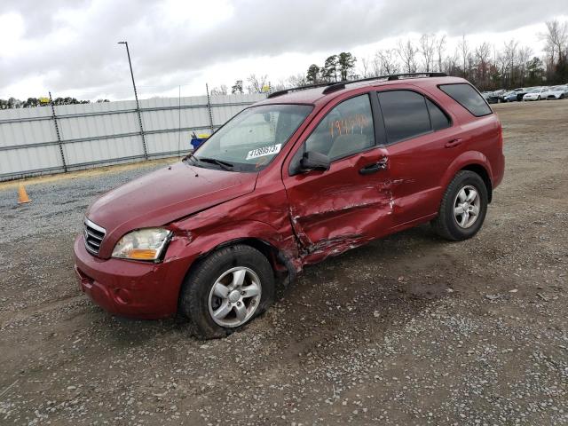 KIA SORENTO EX 2008 with VIN KNDJD735785807056 - Photo from auction
