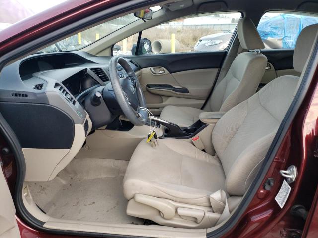 Photo 7 from auction – 2012 HONDA CIVIC LX with VIN 19XFB2F50CE031540