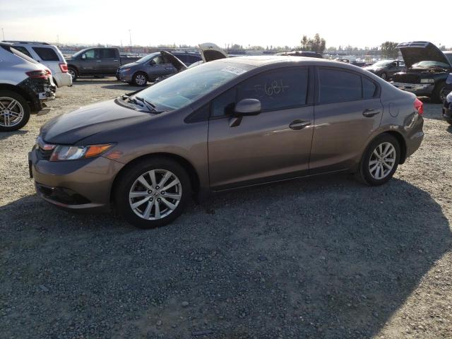 HONDA CIVIC EX 2012 مع رقم تعريف المركبة 2HGFB2F81CH537071 - صورة من المزاد