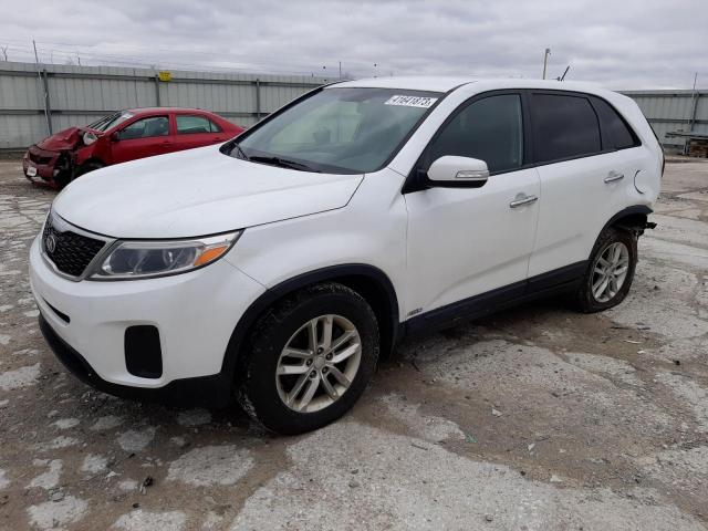 KIA SORENTO LX 2014 with VIN 5XYKTCA60EG543919 - Photo from auction