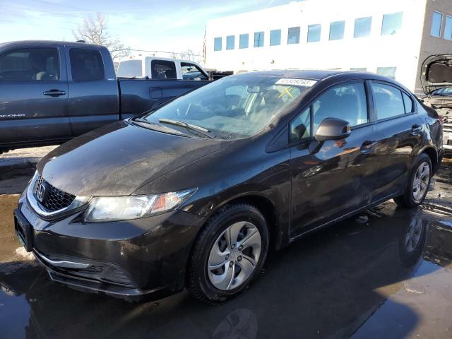 HONDA CIVIC LX 2013 with VIN 2HGFB2F59DH525466 - Photo from auction