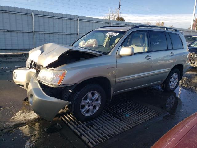 TOYOTA HIGHLANDER 2001 with VIN JTEHF21A810034706 - Photo from auction