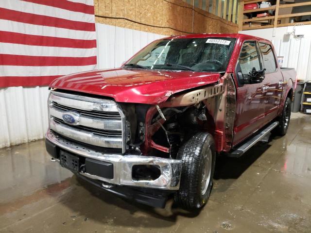 FORD F150 SUPER 2017 with VIN 1FTEW1EG8HKD90362 - Photo from auction