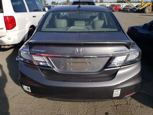 Photo 6 from auction – 2013 HONDA CIVIC HYBR with VIN 19XFB4F38DE202708