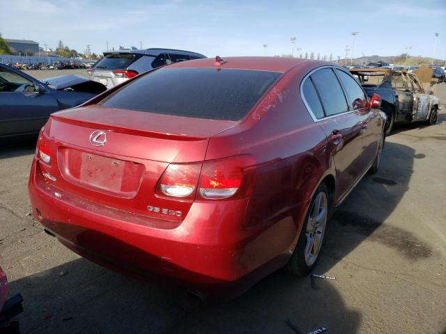 Photo 3 from auction – 2008 LEXUS GS 350 with VIN JTHBE96S480029647