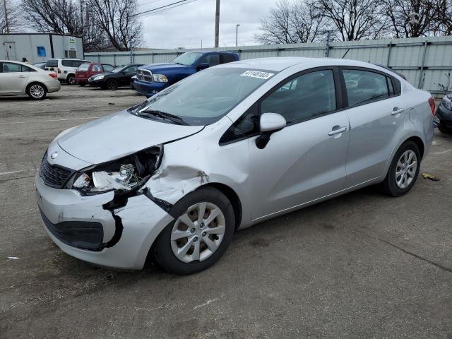 KIA RIO LX 2013 with VIN KNADM4A31D6274510 - Photo from auction