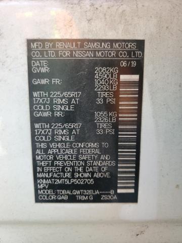 Photo 14 from auction – 2020 NISSAN ROGUE S with VIN KNMAT2MT5LP502705