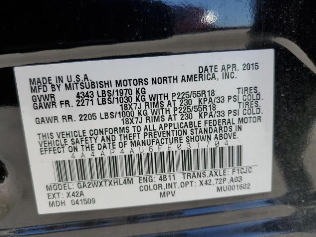 Photo 14 from auction – 2015 MITSUBISHI OUTLANDER with VIN 4A4AP4AU6FE031704