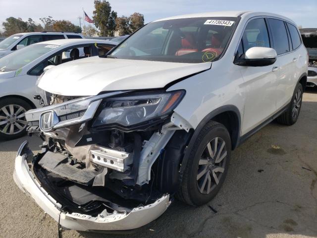 HONDA PILOT EX 2020 with VIN 5FNYF6H30LB023559 - Photo from auction