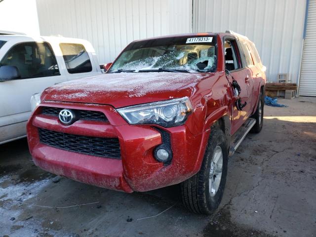 TOYOTA 4RUNNER SR 2016 with VIN JTEBU5JR2G5334000 - Photo from auction