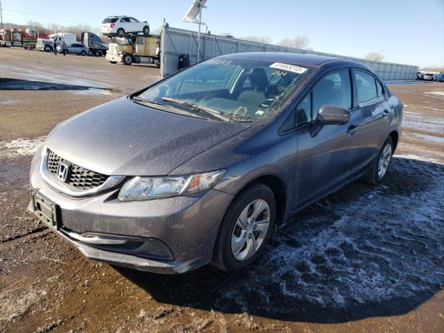 Photo 1 from auction – 2015 HONDA CIVIC LX with VIN 2HGFB2F5XFH505049