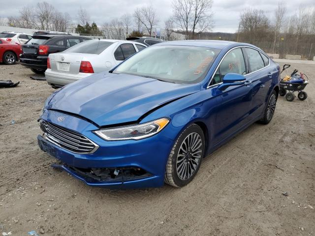 FORD FUSION SE 2017 with VIN 3FA6P0HD5HR272638 - Photo from auction