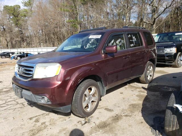 HONDA PILOT EXL 2012 with VIN 5FNYF3H60CB010478 - Photo from auction