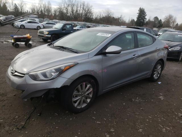 HYUNDAI ELANTRA SE 2014 with VIN KMHDH4AEXEU053506 - Photo from auction