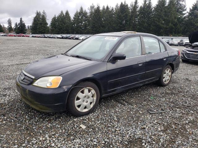 HONDA CIVIC EX 2002 with VIN 2HGES26842H538502 - Photo from auction