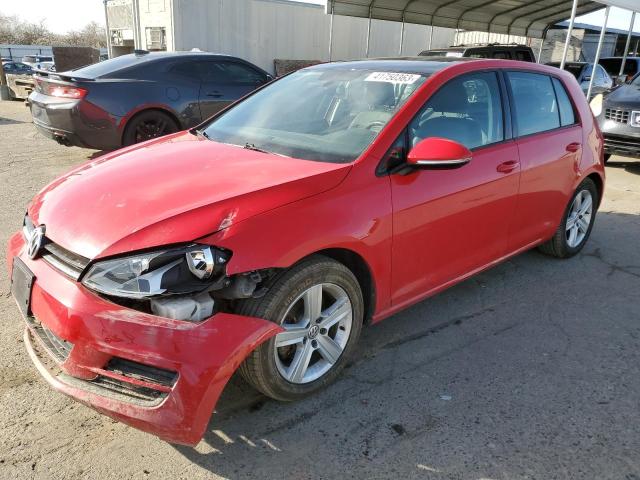 VOLKSWAGEN GOLF S 2017 with VIN 3VW217AU4HM028518 - Photo from auction