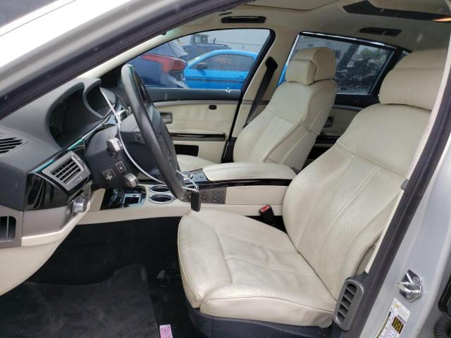Photo 7 from auction – 2007 BMW 750 with VIN WBAHN83557DT70645
