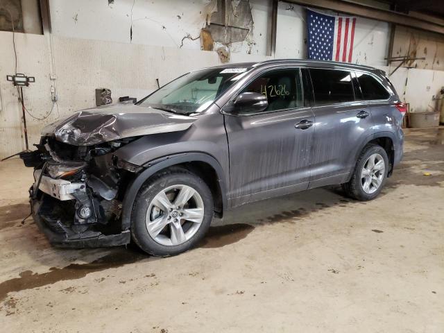 TOYOTA HIGHLANDER 2018 with VIN 5TDDZRFH6JS806528 - Photo from auction