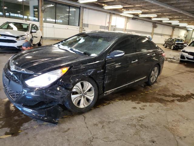 HYUNDAI SONATA HYB 2015 with VIN KMHEC4A41FA121947 - Photo from auction