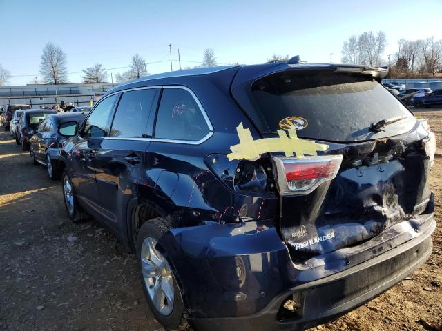 Photo 2 from auction – 2015 TOYOTA HIGHLANDER with VIN 5TDDKRFH9FS177701