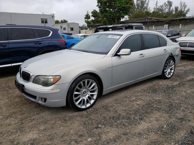 BMW 750 2007 with VIN WBAHN83557DT70645 - Photo from auction